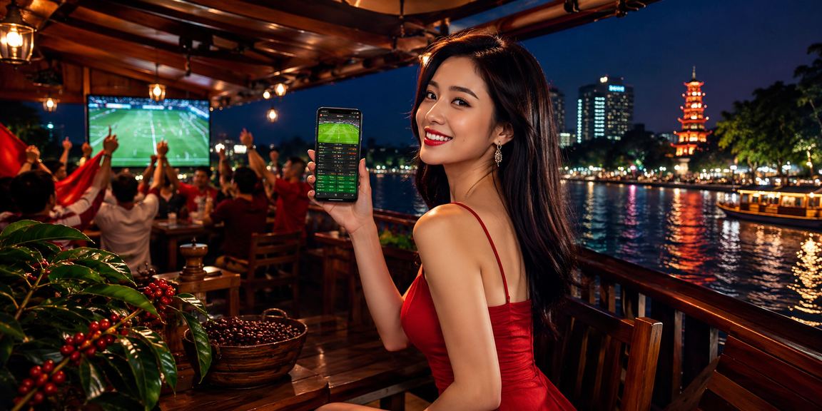 Người dùng Hà Nội trải nghiệm casino trực tuyến trên điện thoại bên ly cà phê